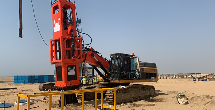 HC150 rapid impact compaction Construction at Dubai Airport, United Arab Emirates | HC84 Jazan Airport, Saudi Arabia