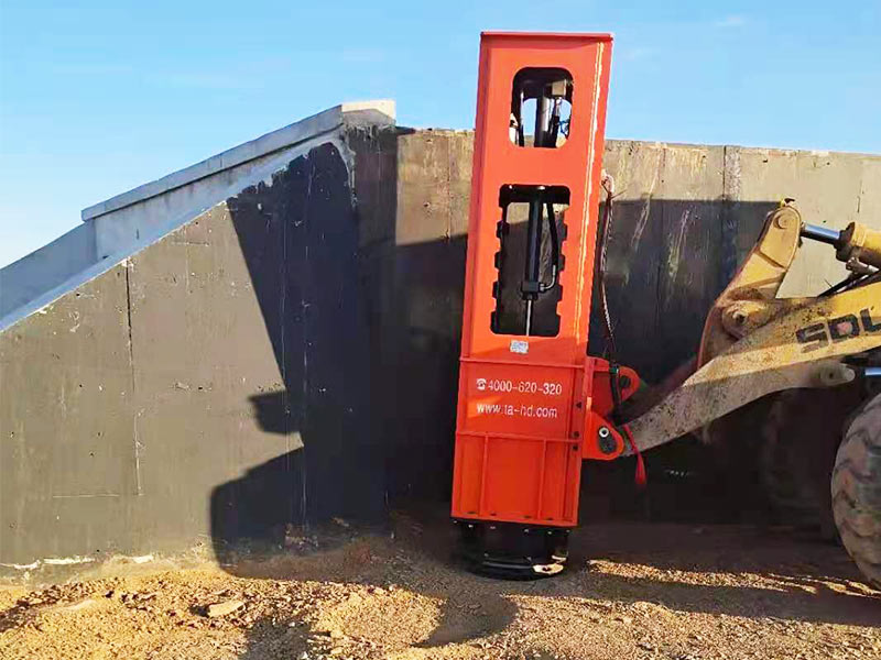 rapid impact compactor for Culvert Side Construction