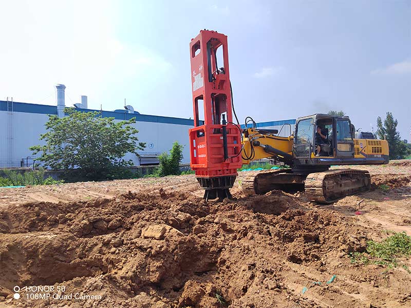 150kj rapid impact compactor is under construction